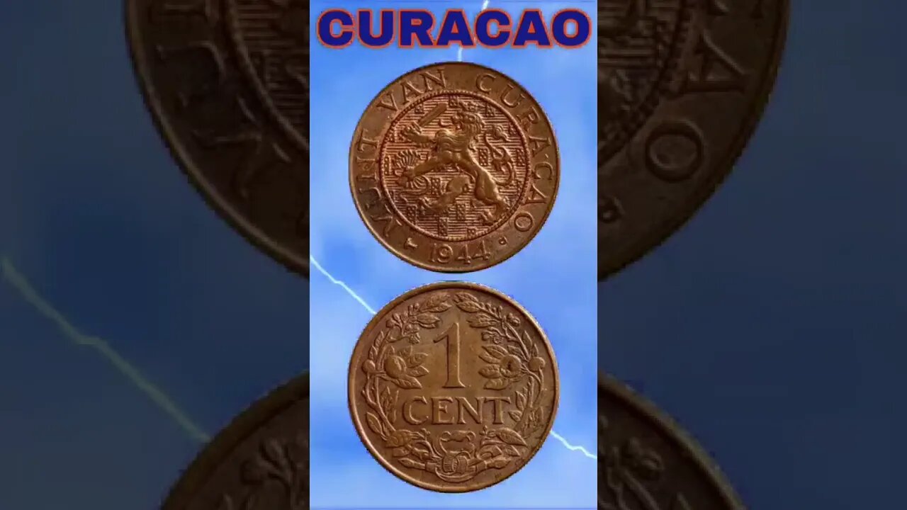 Curacao 1 Cent 1944.#shorts #education #coinnotesz