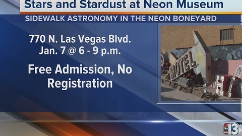 Neon Museum hosting stargazing event Saturday