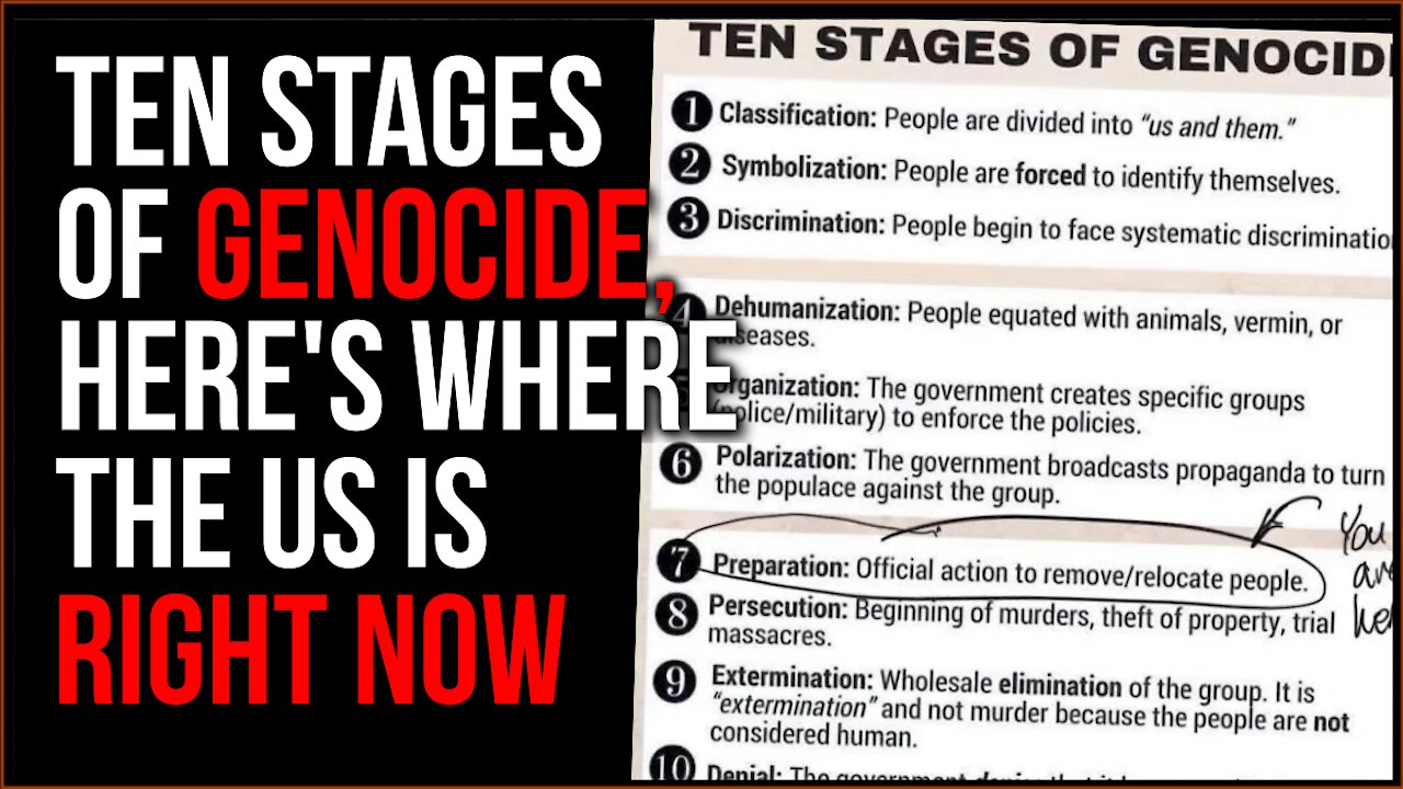 America IS Advancing On The 10 Steps Toward Genocide, Where We Are Now