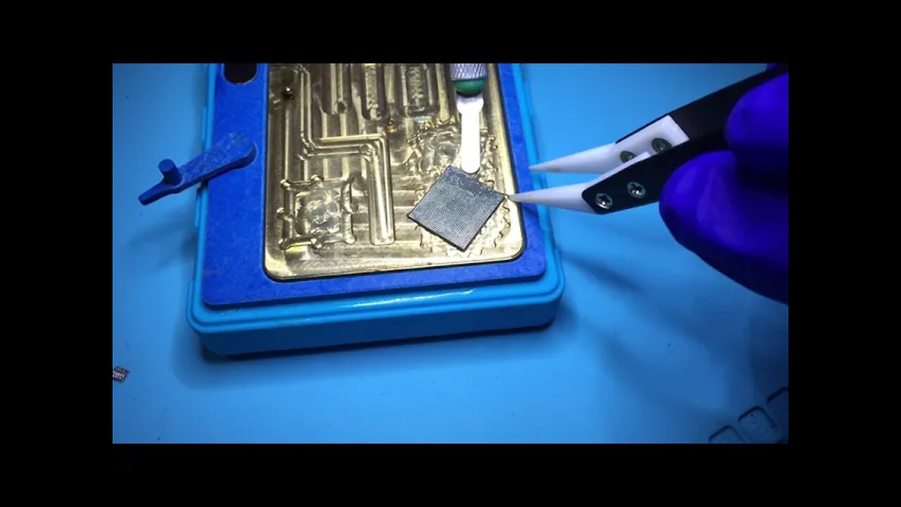 iPhone 5c repair CPU and RAM Separation before Reball. First ever attempt successful!!