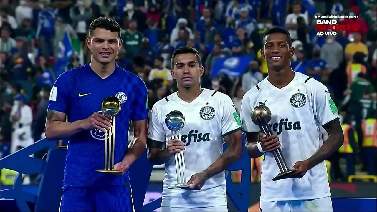 BOLA DE PRATA ,BRONZE E OURO DANILO THIAGO SILVA ,DUDU| CHELSEA X PALMEIRAS | Mundial de Clubes