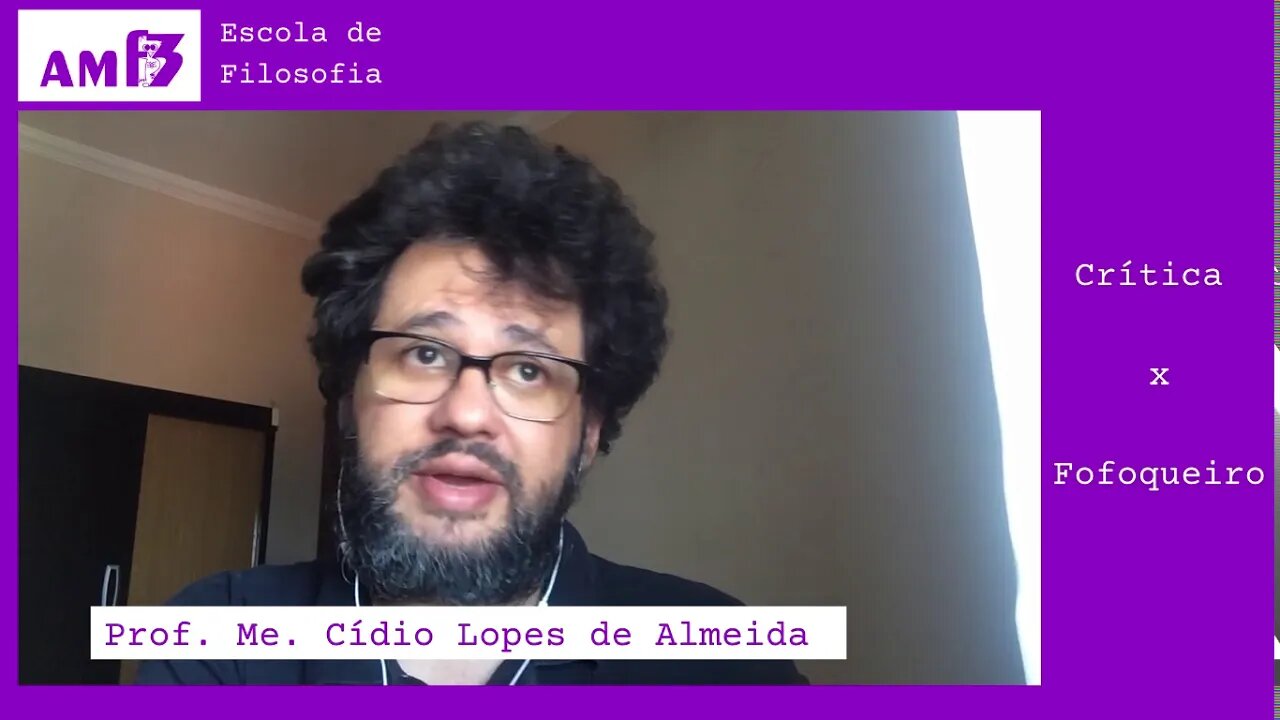 Crítica ou fofoqueiro