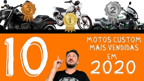 10 motos CUSTOM + VENDIDAS até agosto de 2020