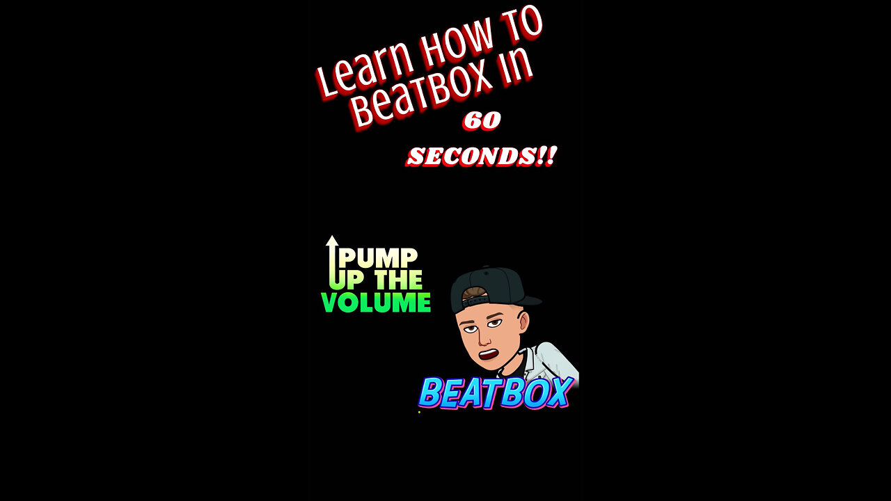 Learn How to BeatBox In 60 SECONDS!! (Not Clickbate)