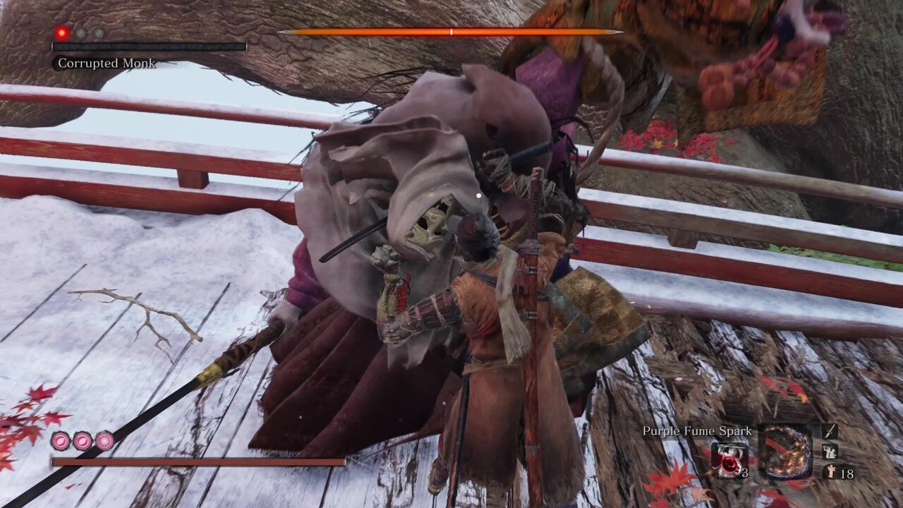 [Reupload] True Corrupted Monk: No damage + No phase skip (Sekiro: Shadows Die Twice)