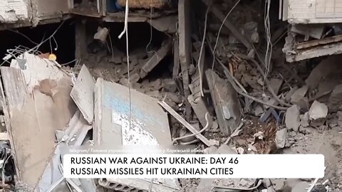 Russian war against Ukraine. Day 46 Russian missiles hit Ukrainian cities 🌆