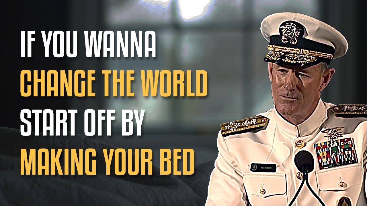 Admiral McRaven Leaves the Audience SPEECHLESS | One of the Best Motivational Speeches