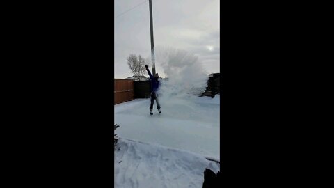 Witer challenge in Canada
