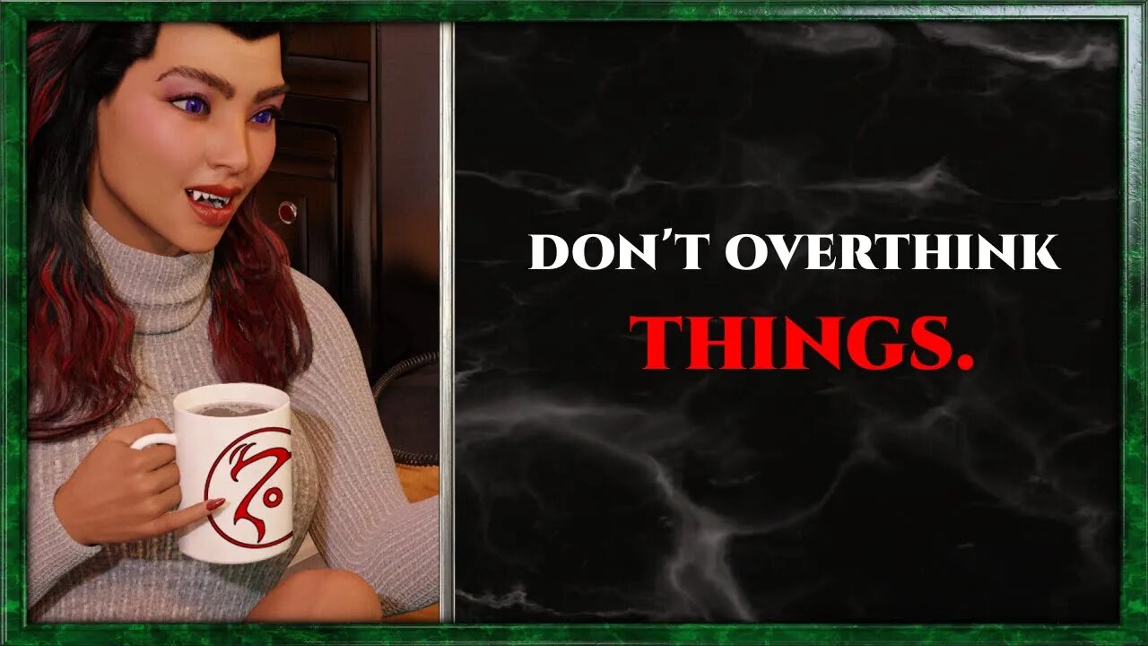 CoffeeTime clips: "Don't overthink things"