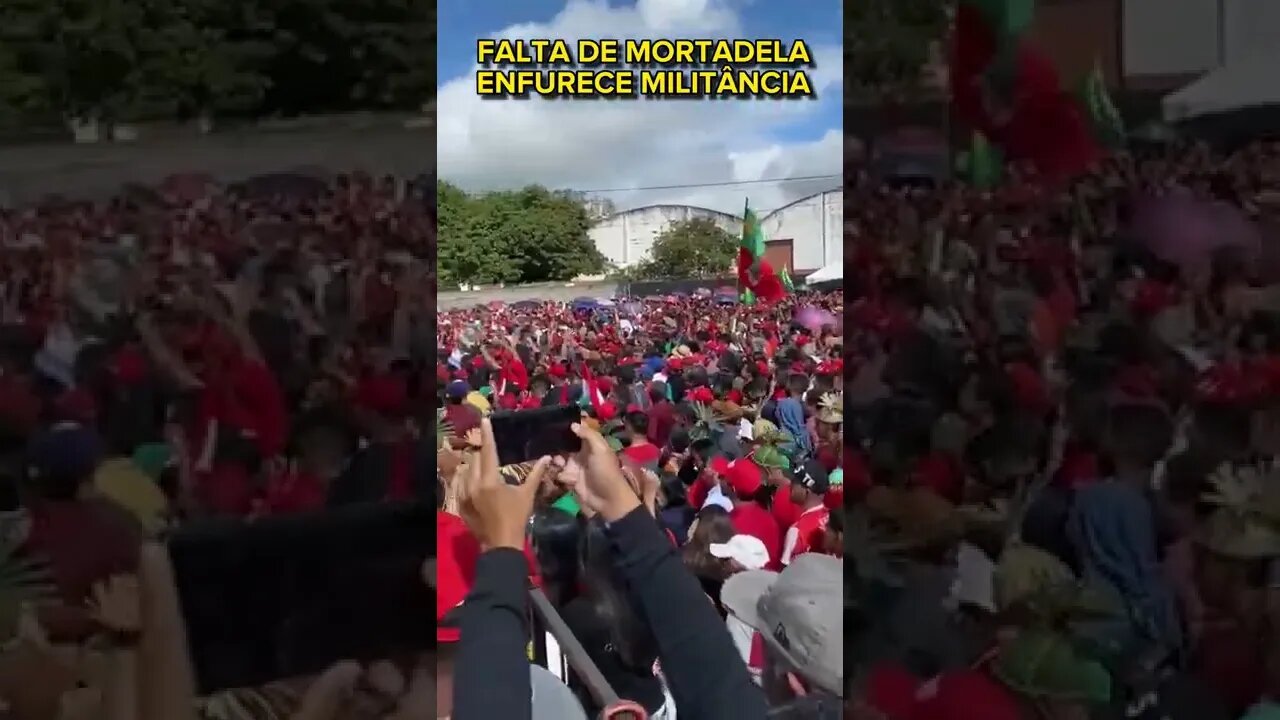 FALTA DE MORTADELA ENFURECE MILITÂNCIA ESQUERDISTA