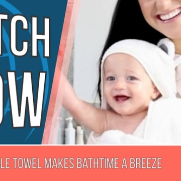 This Wearable Towel Makes Bathtime a Breeze
