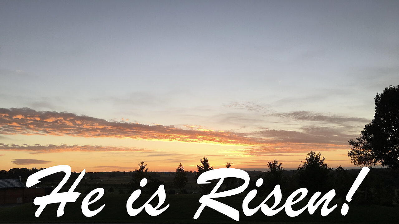 He is Risen! Luke 24: 2-8