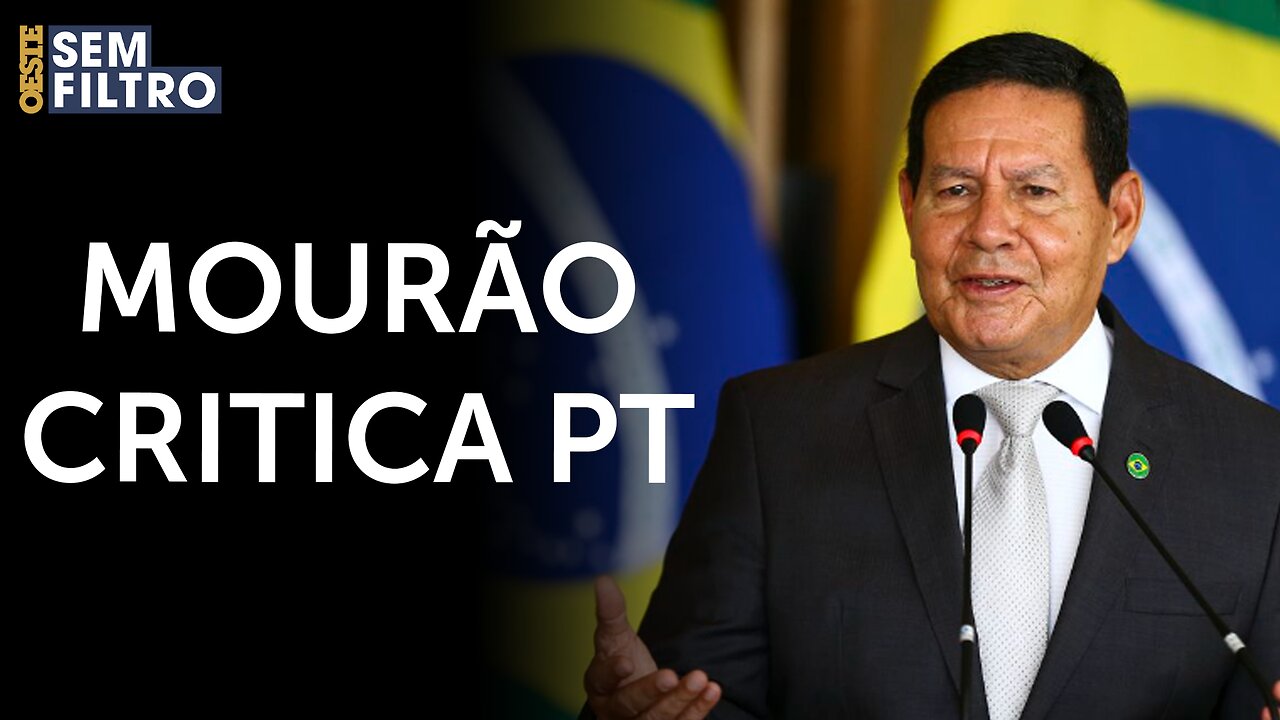 Mourão critica governo do PT: ‘Age de forma amadora, desumana e ilegal’ | #osf