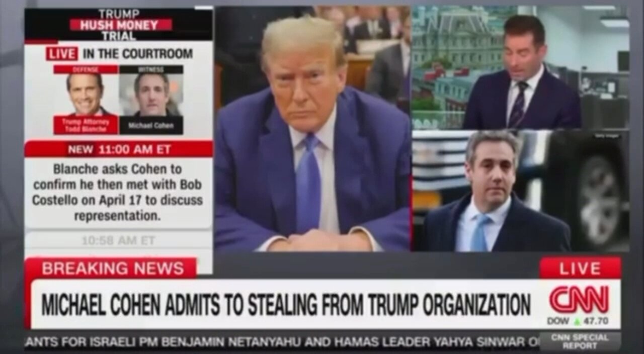 Michael Cohen admits to larceny….