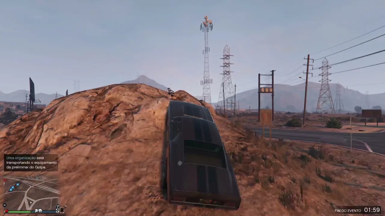 Grand Theft Auto V online random stunt jump