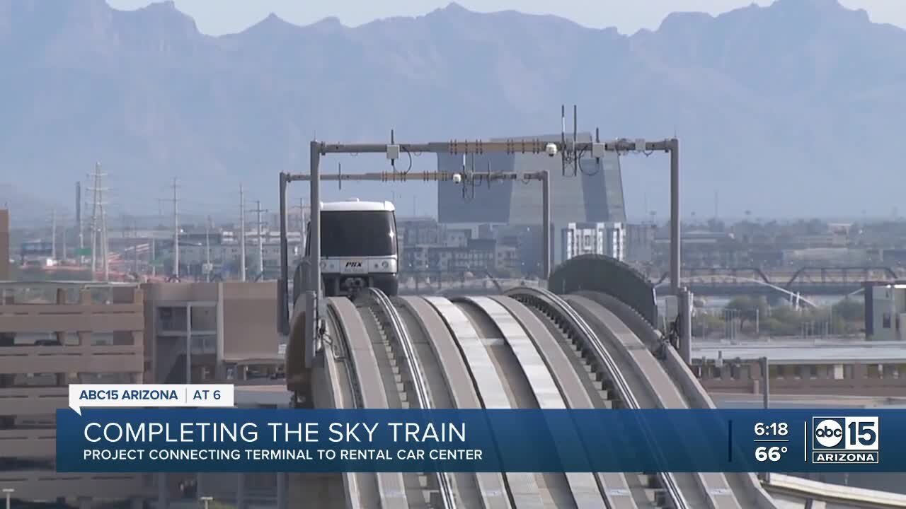 Stage two of the PHX Sky Train is almost complete