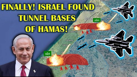 10-15-23 Finally! Israeli Air Force FOUND AND DESTROY Secret Tunnel Bases of Hamas in All Over Gaza!