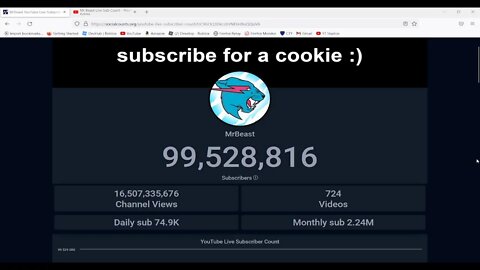 Mr Beast Live Sub Count