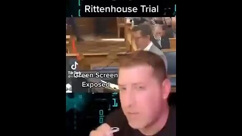 Rittenhouse trial CGI,green screen? Matrix?