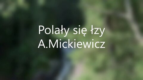 Polały się łzy - A.Mickiewicz