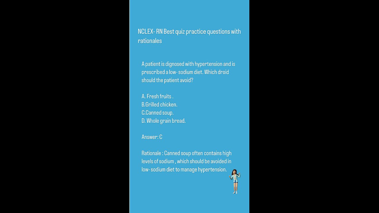 NCLEX-RN Best quiz practice questions with rationals ( CVS)