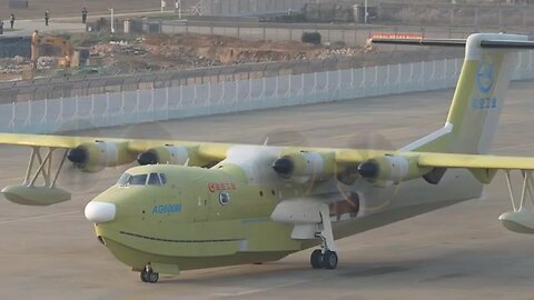 China flight-tested the fourth AG600M amphibious aircraft prototype