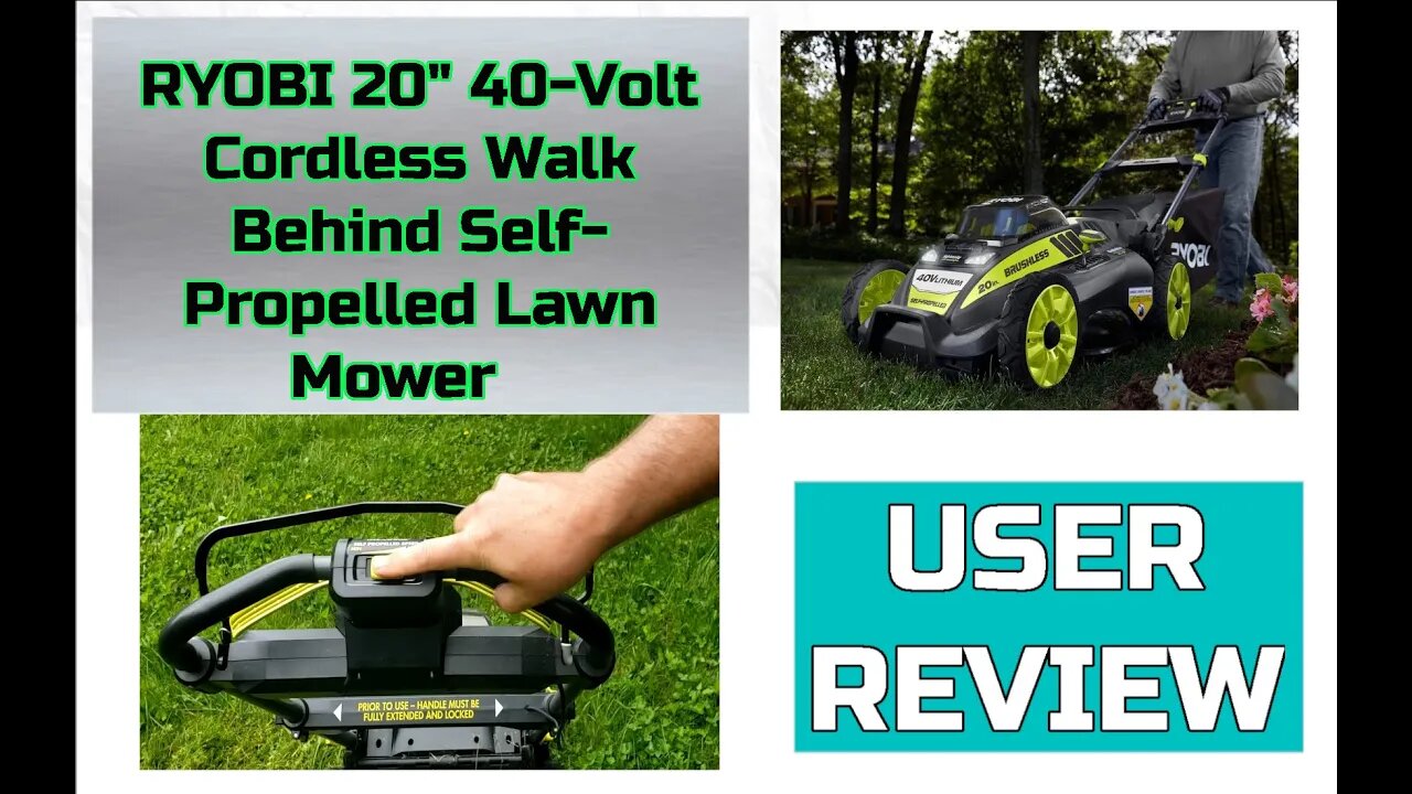 Ryobi Brushless Cordless Walk Behind Self-Propelled Lawn Mower - Setup Walkthrough and Demo