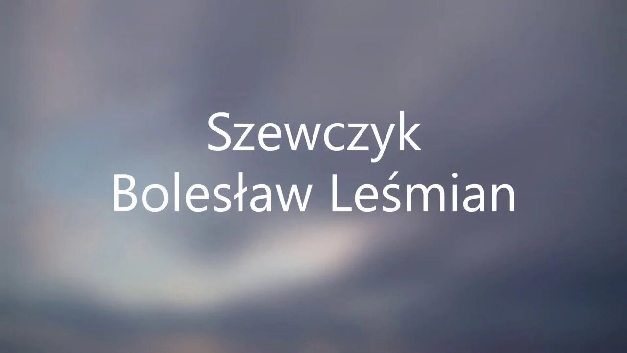Szewczyk - B.Leśmian