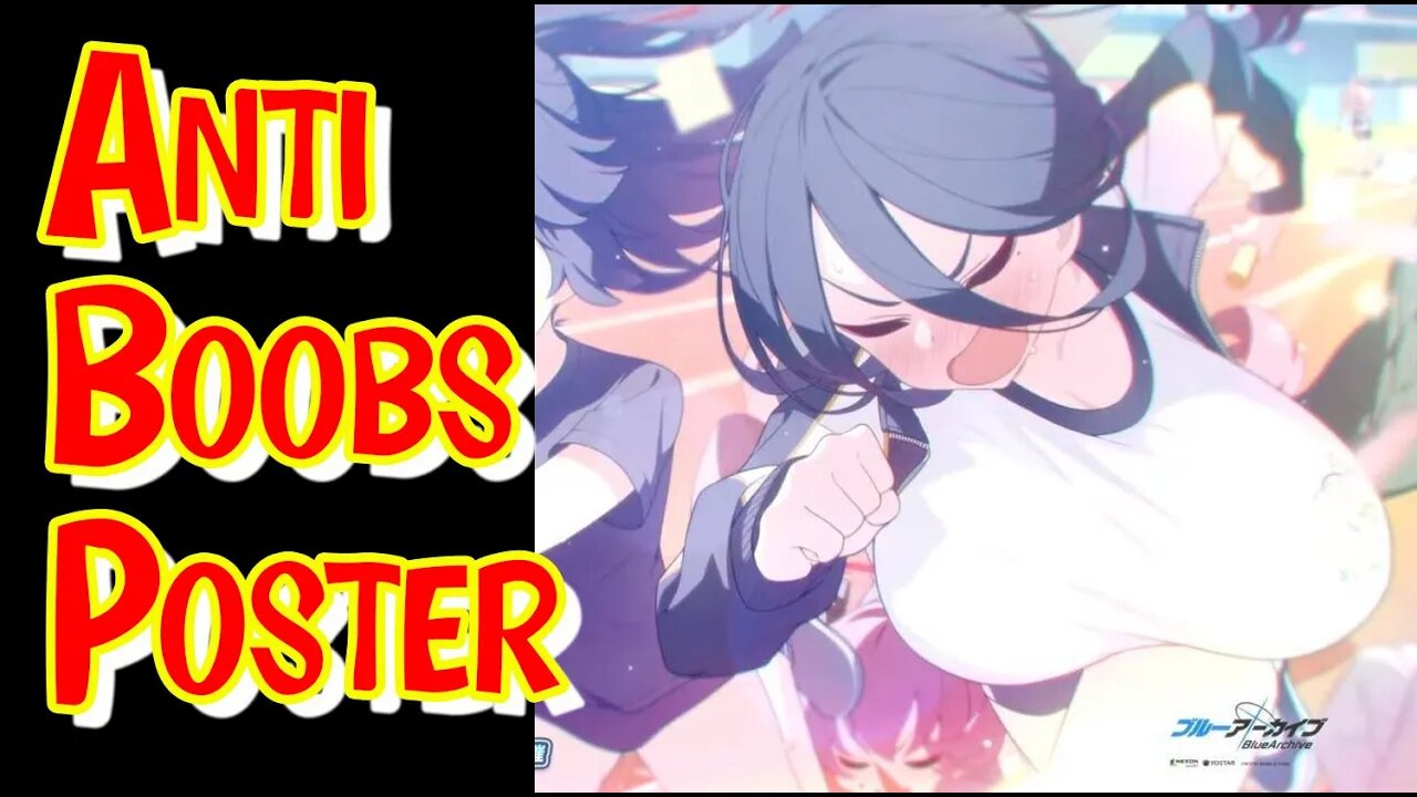 Blue Archive Gacha Game Censors Anime Girl's Big Breast #anime #censorship