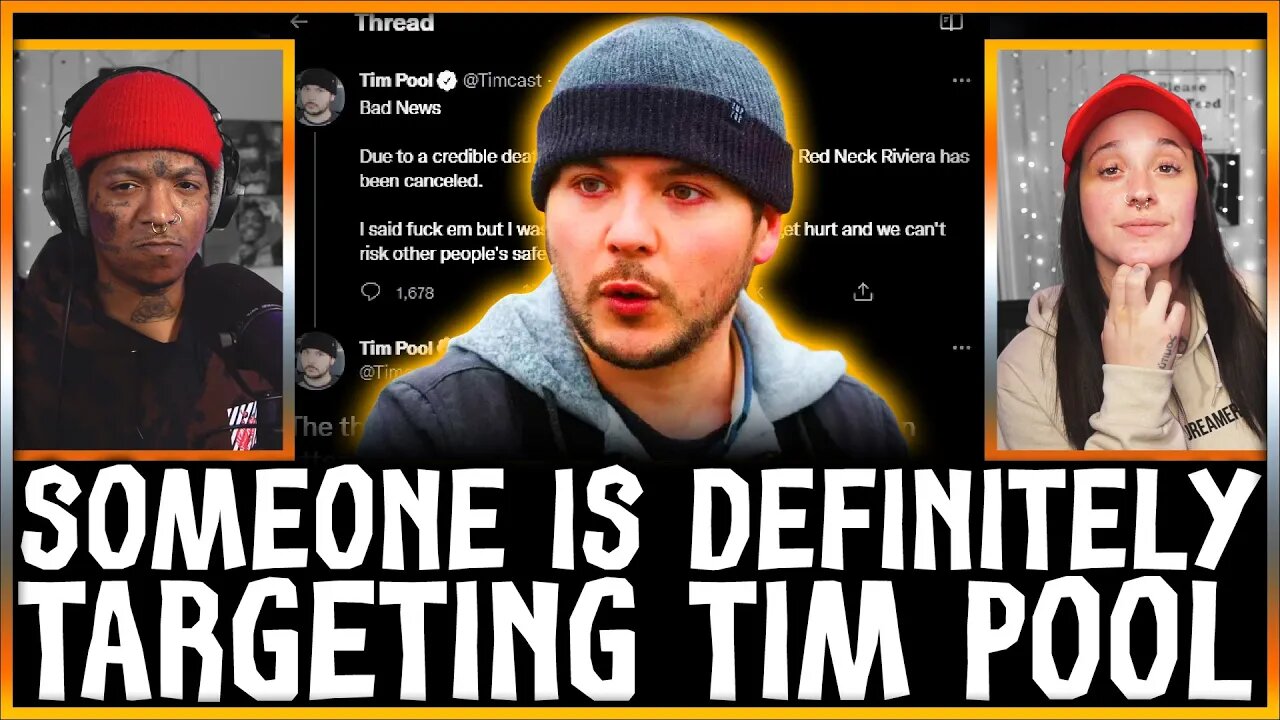 TIM POOL'S IN DANGER?! 😮🚨 | Tim Pool CANCELS his show due to CREDIBLE THREAT of an ATTACK