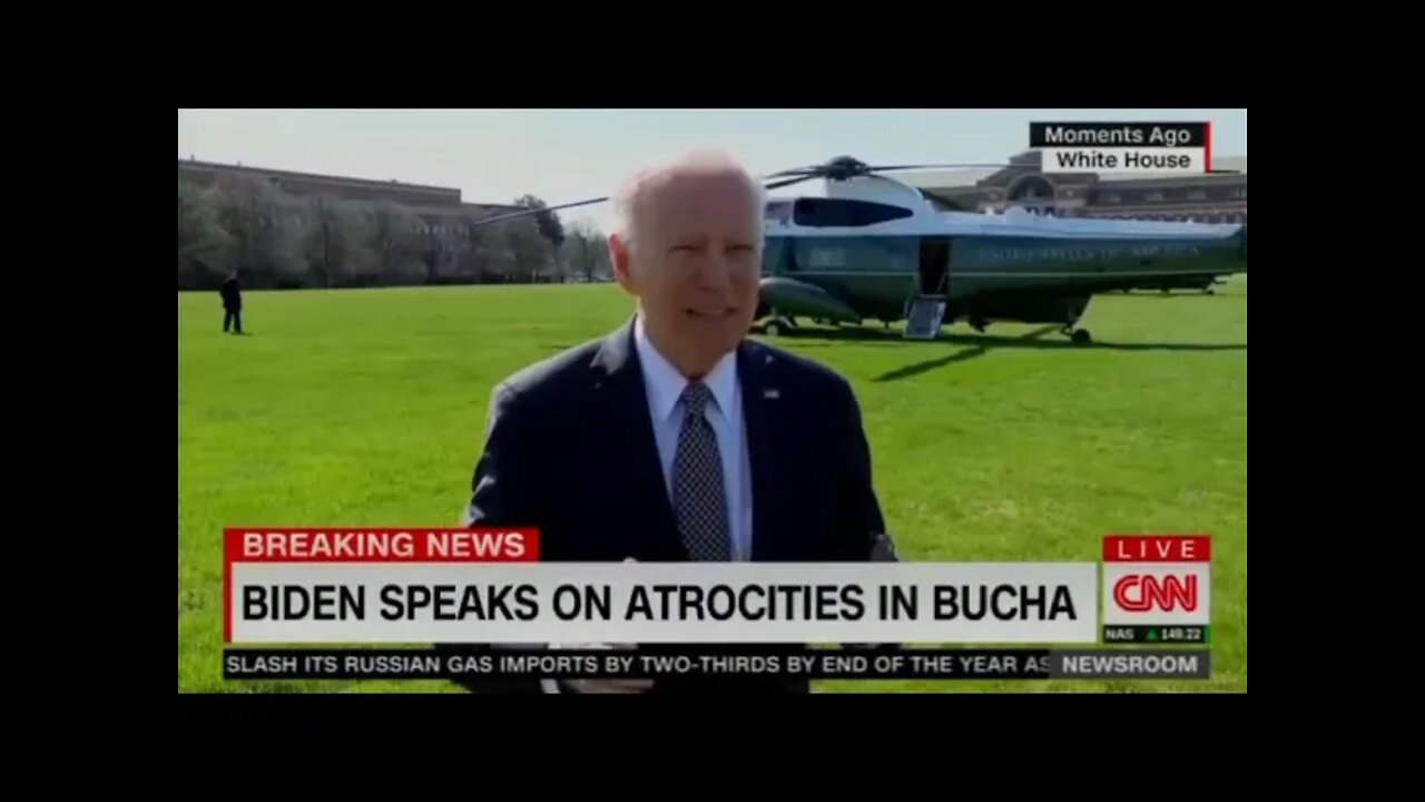 Biden's Statement on Putin and Buchu's War Crimes. Заява Байдена про військові злочини Путіна і Бучу