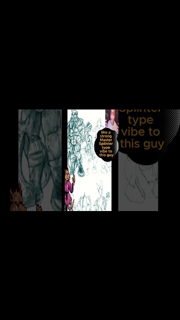 Dhalsim Master Splinter Vibes #speedsketch #shorts