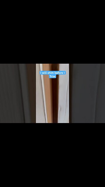 Shim less Door #handymantips #carpenter