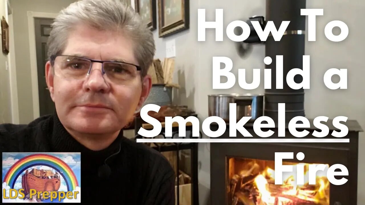 🔥 How to Build a Smokeless Fire in a Wood Burning Stove 🔥