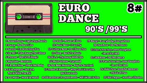 The Best Eurodance (90 a 99) - part 8 | Flashback 90's Eurodance