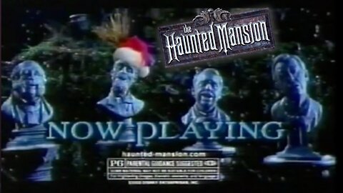 The Haunted Mansion "CHRISTMAS" TRAILER (2003)