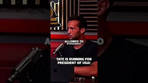 He is Running For President of USA!