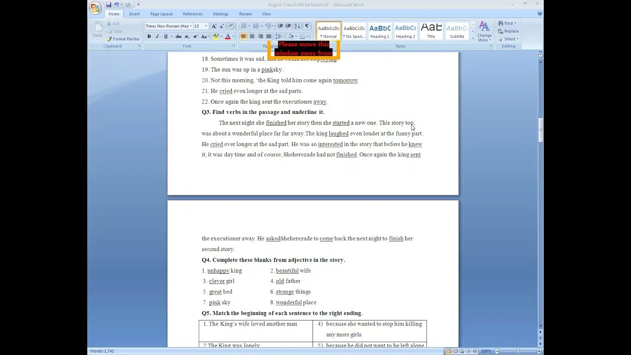 Eng A Class 4 06 04 21