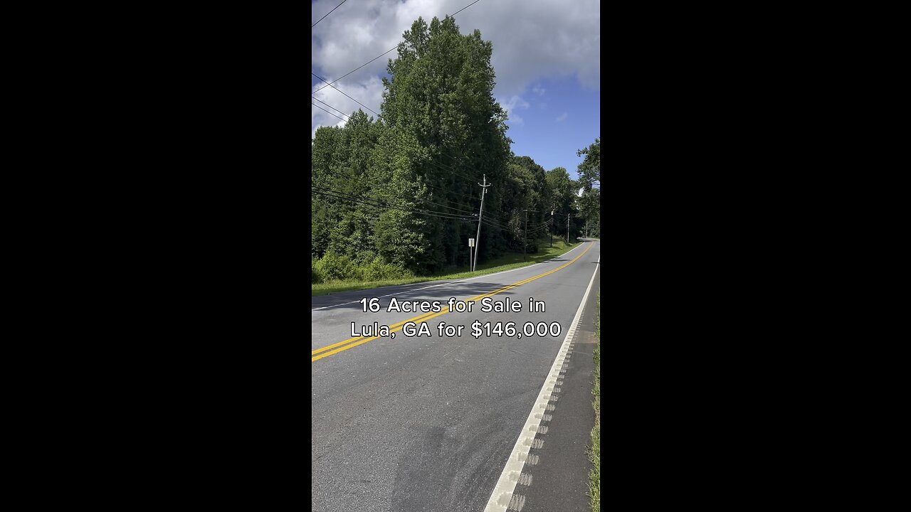 16 Acres for Sale in Lula, GA