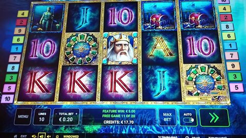 Lord of the ocean 20 free spins