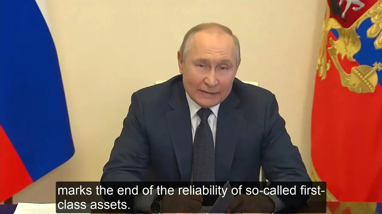 Vladimir Putin Address on Socioeconomic Strategy for Russia March 2022 English Subtitles