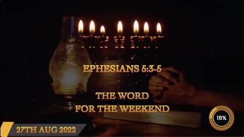 Ephesians 5:3-5 - Jacob Prasch | 27th August 2022 WFTW