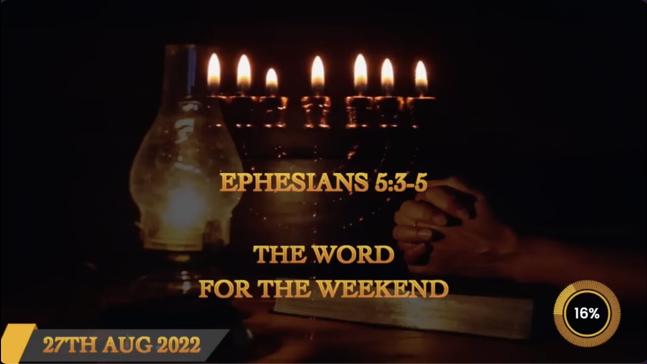 Ephesians 5:3-5 - Jacob Prasch | 27th August 2022 WFTW