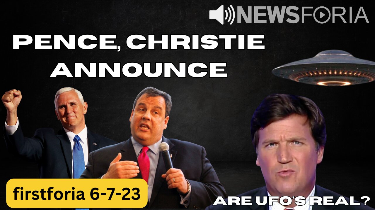 Pence, Christie Announce - Are UFO's REAL?