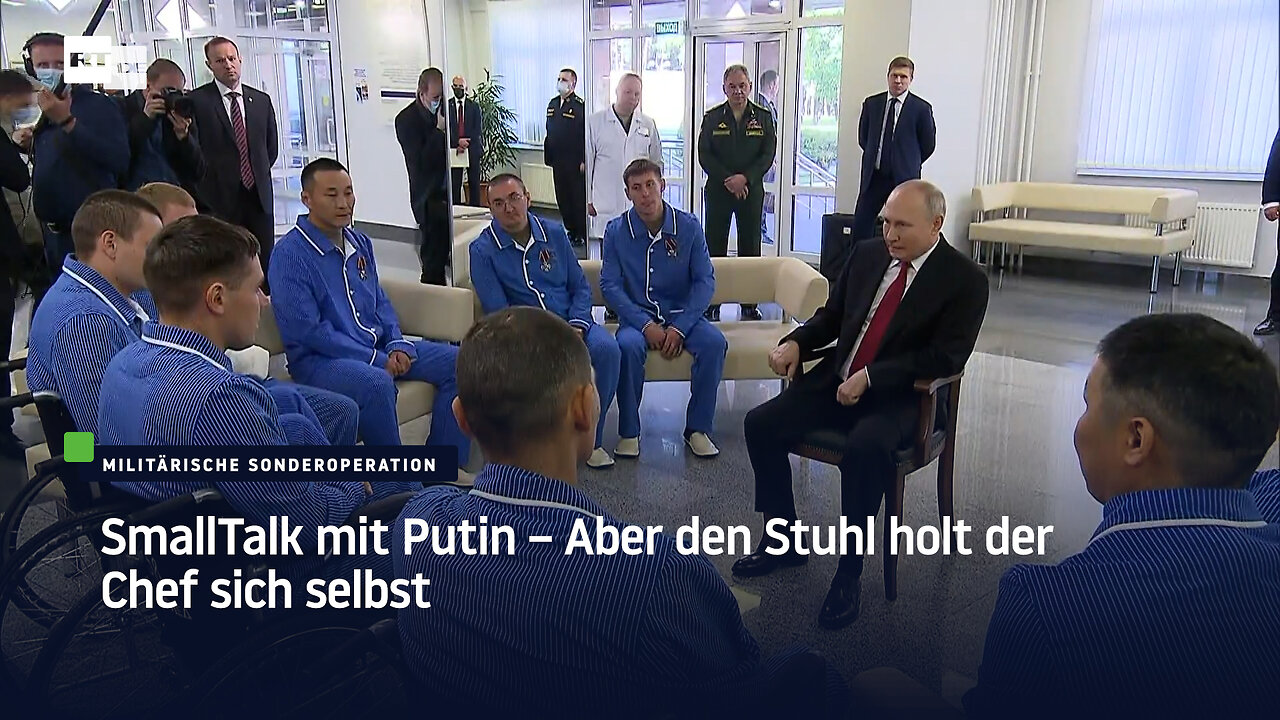 SmallTalk mit Putin – Aber den Stuhl holt der Chef sich selbst