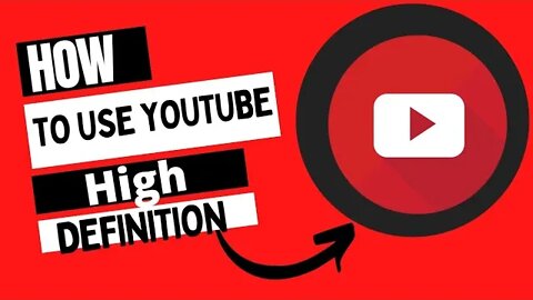 How to Use YouTube High Definition #sabircool #makemoneyonline