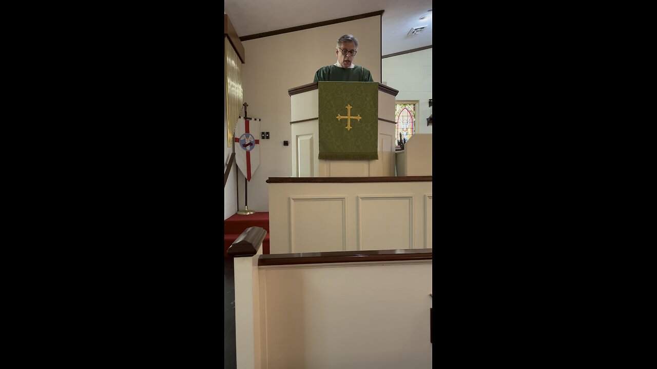 Dn. Collins’s Sermon from Trinity XXV