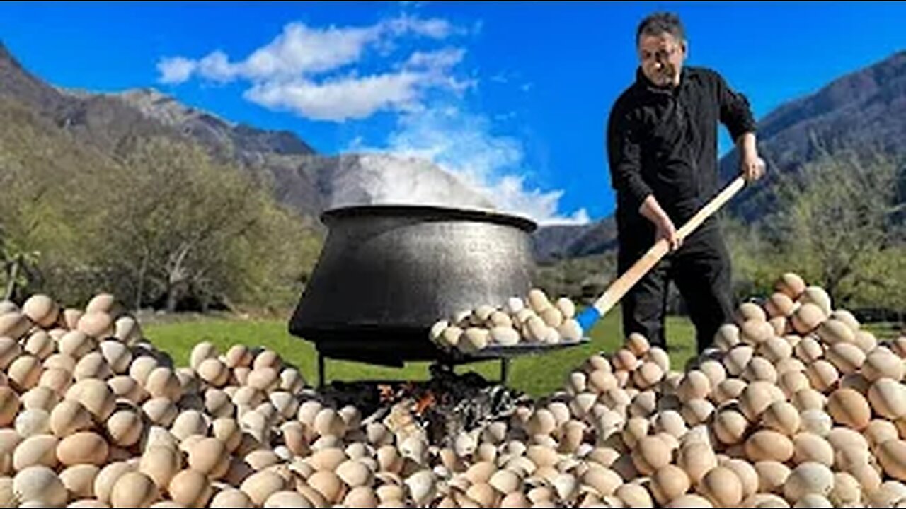 Cooked A Huge Mountain of Eggs to Marinate in a Jar! Rural Life