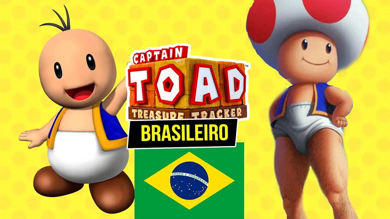 AVENTURAS do CAPITAO TOAD Brasileiro - MEMES Super MARIO