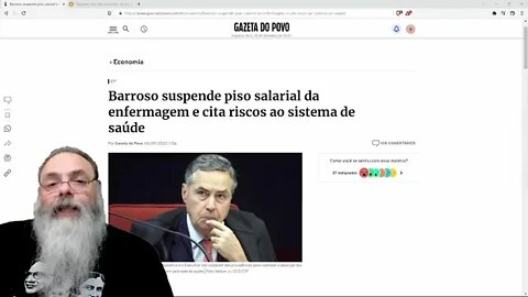 BARROSO suspende LEI do PISO NACIONAL de ENFERMAGEM até DEPOIS da ELEIÇÃO